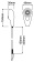 Hella Marine 2JA 343 720-622 - White / Red LED Flexi Chart Table Lamp, 9-31V DC, 16" / 400mm Shaft Length