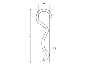 Talamex SS AISI 316 Beta Pin 3.0 mm