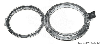 Osculati 19.070.02 - Vemefa Portlight Mirror-Polished Stainless Steel 125 mm
