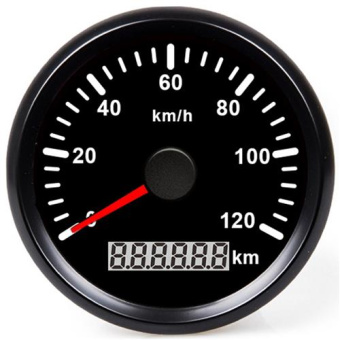 Hollex GPS Speedometer Black 0-120 km/h 9-32V
