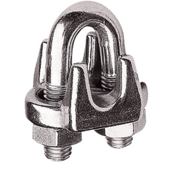 Plastimo 13973 - Wire rope clip ø6mm (x2)
