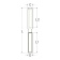 Belship 682306R - Swage Stud Terminal Stainless Steel Right M6/3mm
