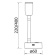 Osculati 13.867.46 - Articulated LED spotlight black 400 mm