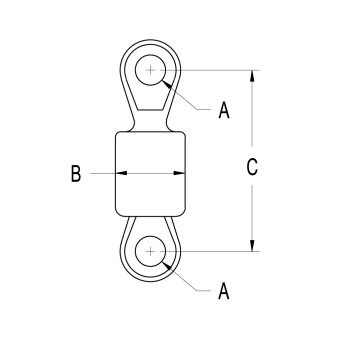 Ronstan RF78 Eye & Eye Swivel
