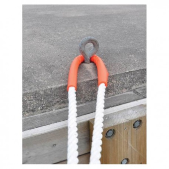 Plastimo 2351121 - Waterline design Spiroll mooring line protector, dia 8-16mm, orange