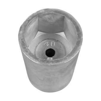 Tecnoseal Magnesium Radice Hexagonal Propeller Sacrificial Anodes, Shaft Ø22–100 mm