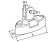 Talamex Deckhinge Stainless Steel With Screw