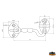 Trem N3000076 - Door Lock And Bottom Board Lock 76 mm