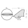 E. Polipodio Aluminium Short Fin For Yamaha 55 HP - Mariner 40/60 HP