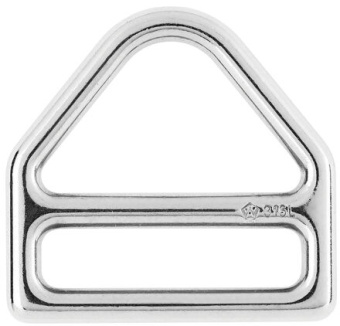 Wichard 6751 - Triangle with Bridge Stainless Steel 6 x 45 mm - 10 pieces
