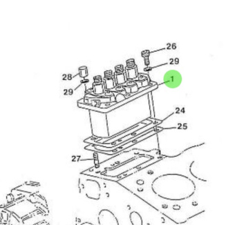 Nanni Diesel 970302828 - Fuel Injection Pump for 4.150HE Engines