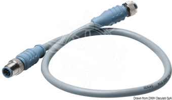 Osculati 27.362.04 - NMEA 2000 Male/Female Connector Cable 3 m