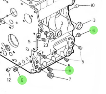 Nanni Diesel 970490108 - Socket Plug for Engine Block and Cylinder Head Assemblies