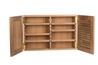 ARC Marine Cabinet With Louvre And Mirror Door