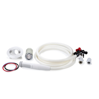 Whale DS0414B - Twist Deck Shower / 2.5 m Hose Angled Grey