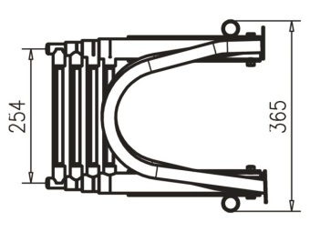 Talamex Swim Ladder Telescopic And Fold Up Including Handgrips Stainless Steel 4 Step