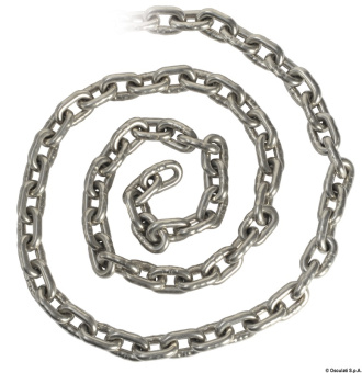 Osculati 01.375.08-025 - Stainless Steel Calibrated Chain 8 mm x 25 m