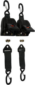 Speedstrap S-Hook Adapters For Automatic Retractable Tie-Down Straps, 2 Pieces