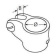 Euromarine Hood Clamp For A4 Tube ø25mm