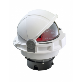 Plastimo Olympic 135 Compass White With Red Flat Card