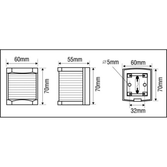 Lalizas 30093 - Classic 12 Stern Light 135°, With Black Housing