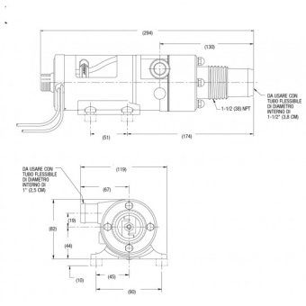 Jabsco Jabsco Macerator Pump 24V