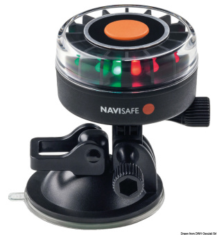 Osculati 11.139.07 - Navisafe Navilight 360° tricolor with suction cup