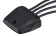 Scanstrut DS-H-MULTI-BLK Horizontal Multi Cable Seal IP68 for up to 4 x Ø15 mm Cables, Black Plastic
