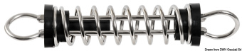 Osculati Polished Stainless Steel Low-Noise Mooring Spring – Friction Dampened