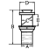 Allpa Stainless Steel Skin Fitting For Exhaust With Allpa Stainless Steel Non-return Valve, Ø76mm