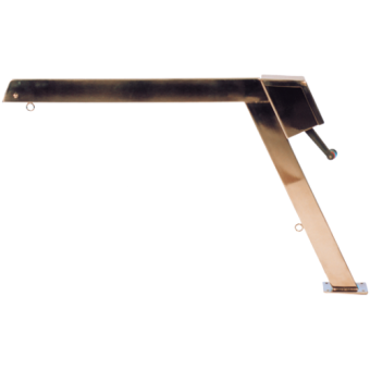 Allpa Stainless Steel Davit With Rope, Block And Winch, Fixed Version, 200kg (Price Per Piece)