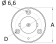 Osculati 46.815.01 - Recess-fit bushing 6°-inclined