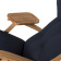 Teak Folding Sun Lounger Navy Deluxe