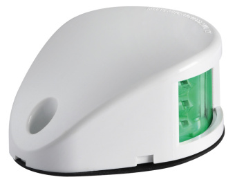 Osculati 11.037.02 - Mouse Deck Navigation Light Green ABS Body White