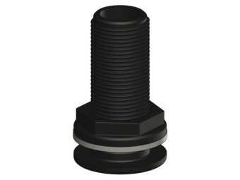 TruDesign Black Through Hull Skin Fittings