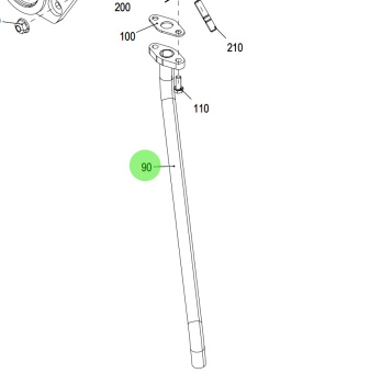 Steyr 2203760-0 - Oil Return Pipe Assembly for Steyr Engine Applications