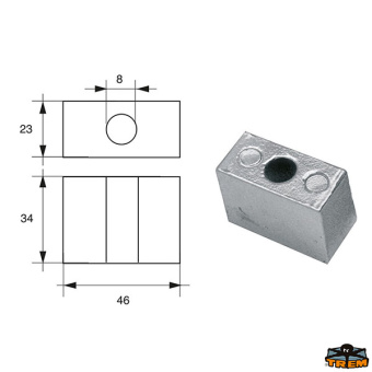 Trem L8147306 - Anodes For Bombardier Engines (Johnson-Evinrude-OMC)