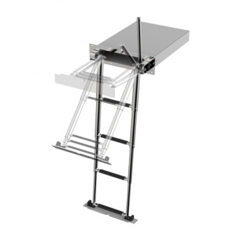 Telescopic Retractable Ladder One 4 Steps 