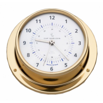 Barigo Polished Brass Clock