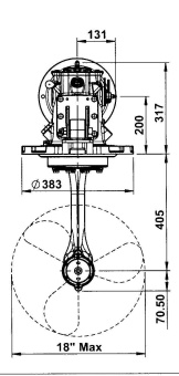 Technodrive Sea Prop 60 Saidrive, TMC, R=2,38:1