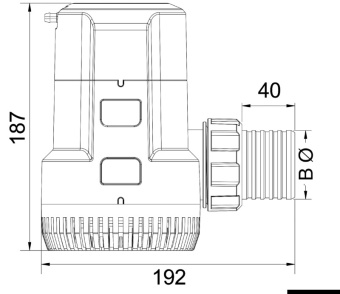 Osculati 16.122.46 - Maxi Submersible Bilge Pump