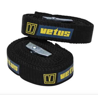 Vetus VTSTRAP - Lashing Straps, 2pcs 3m x 25mm with VETUS Logo