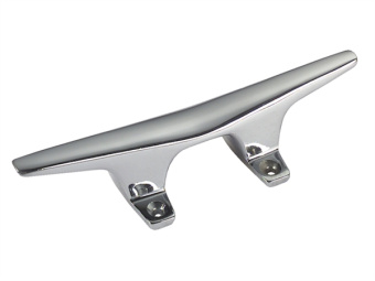 Foresti & Suardi Chrome Brass Boat Gull-Shaped Cleats