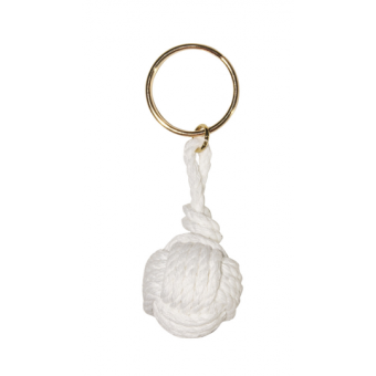 Marine Town Pendant Key Ring Polished Brass