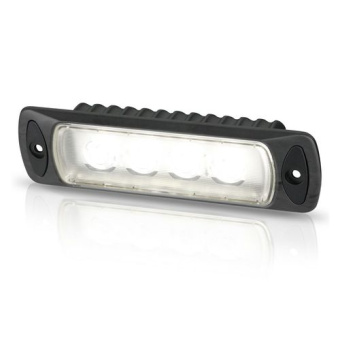 Hella Marine 2LT 980 577-201 - Sea Hawk-R LED Floodlights (Recessed) 9-33V DC, Spot Light, Black Housing