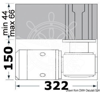 Osculati 02.583.06 - Lewmar CPX3 Windlass 6 mm