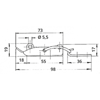 Fastener With Padlock Eye