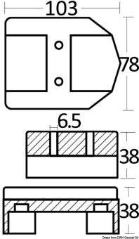 Osculati 43.435.00 - Zinc Anode For Mercruiser Sterndrive Units