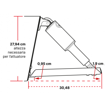 Lenco Trim Kit Edge Mount 305X305 mm