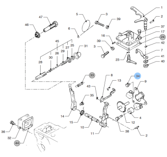 Vetus STM2737 - Bolt for Regulator